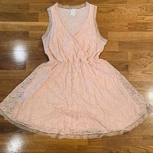Light Pink Lace Dress